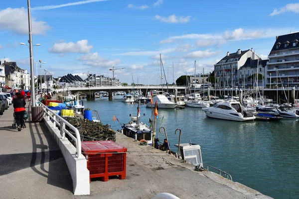 Pouliguen Francia Aprile 2017 Pittoresco Porto — Foto Stock