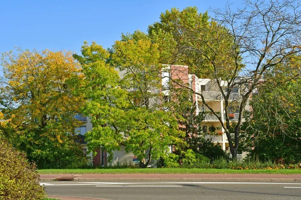 Verneuil Sur Seine Frankrijk Oktober 2017 Het Centrum Van Stad — Stockfoto