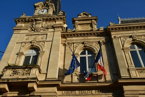 Meulan Yvelines France October 2017 City Hall — Stock Photo, Image