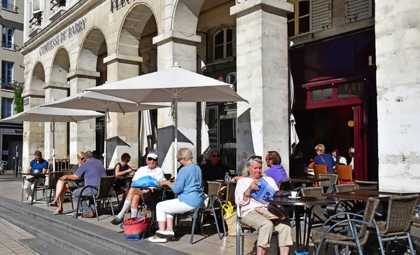 Saint Germain Laye Frankreich August 2016 Eine Malerische Bar Der — Stockfoto