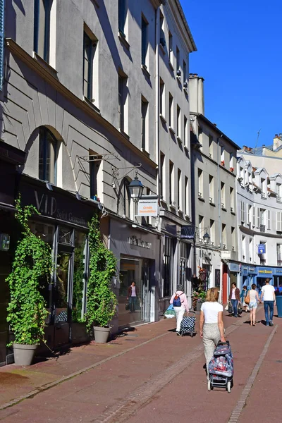 Saint Germain Laye Francja Sierpień 2016 Malownicze Miasto Sezonie Letnim — Zdjęcie stockowe