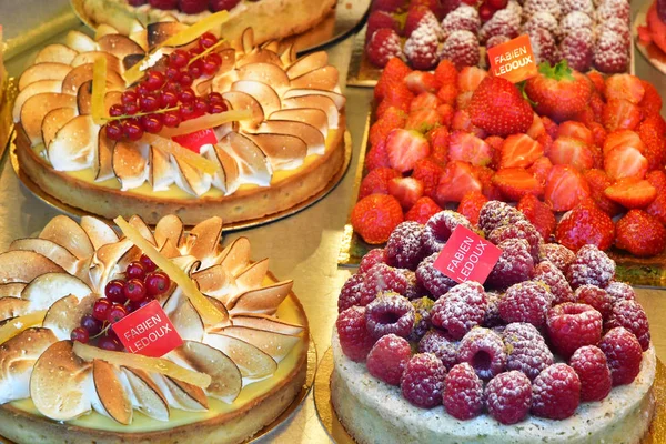 Saint Germain Laye Frankrike Augusti 2016 Konditori Cake Shop — Stockfoto