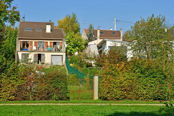 Verneuil Sur Seine Frankrike Oktober 2017 Centrum Sommar — Stockfoto