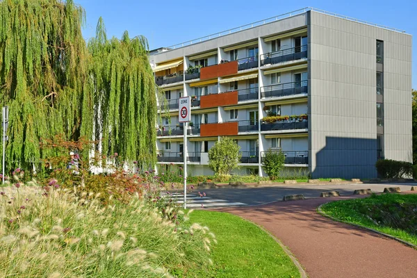 Verneuil Sur Seine França Outubro 2017 Centro Cidade Verão — Fotografia de Stock