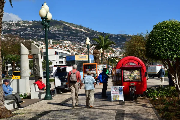 Funchal Portugália Február 2018 Város Központjában — Stock Fotó
