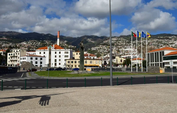 Funchal Portugal Februari 2018 Het Centrum Van Stad — Stockfoto