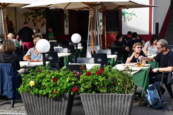 Funchal Portugal Febrero 2018 Restaurante Centro Ciudad —  Fotos de Stock