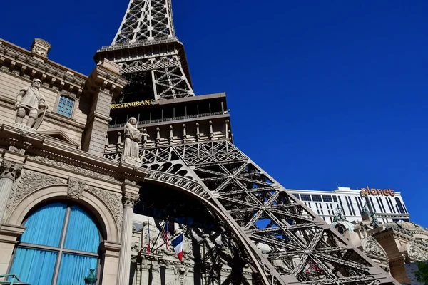 Las Vegas Estados Unidos Julio 2016 Restaurante Torre Eiffel Strip — Foto de Stock