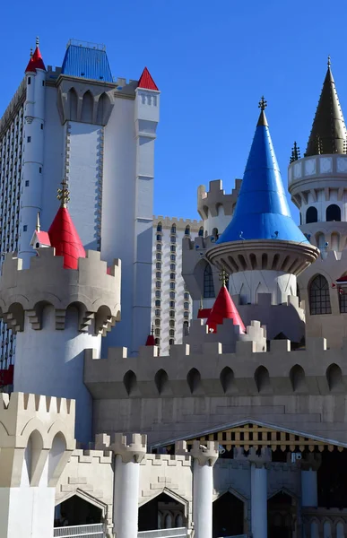 Las Vegas Verenigde Staten Juli 2016 Excalibur Hotel Casino Strip — Stockfoto