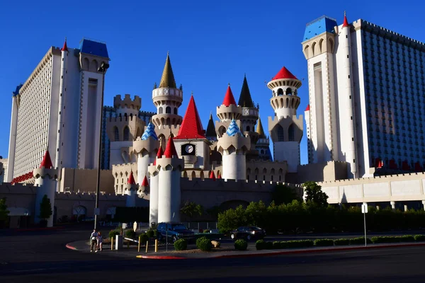 Las Vegas Estados Unidos Julio 2016 Excalibur Hotel Casino Strip — Foto de Stock