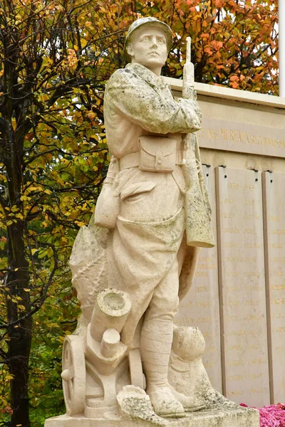 Les Mureaux France November 2017 War Memorial — Stock Photo, Image