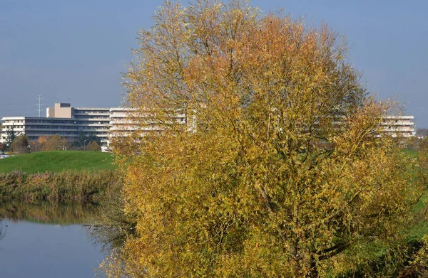 Les Mureaux Francia Marzo 2018 Parque Sautour — Foto de Stock