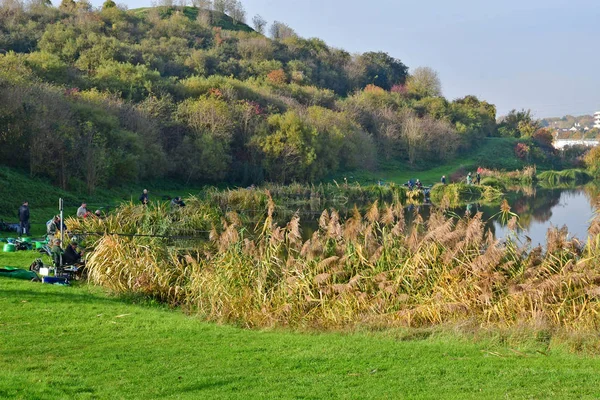 Les Mureaux France March 2018 Sautour Park — Stock Photo, Image