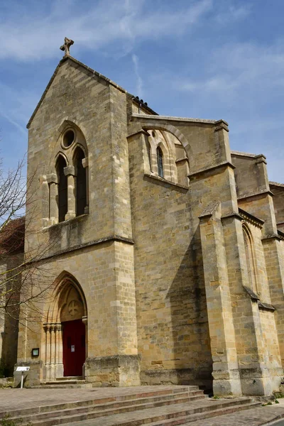 Boissy Aillerie Frankrike April 2018 Pittoreska Gamla Kyrka — Stockfoto