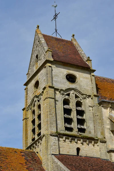 Cormeilles Vexin Franciaország Április 2018 Festői Régi Templom — Stock Fotó