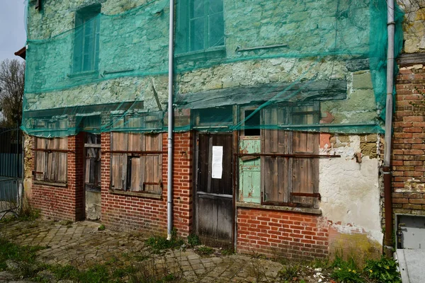 Santeuil France April 2018 Old Destroyed House — Stock Photo, Image