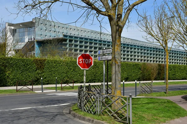 Cergy França Abril 2018 Cidade Moderna — Fotografia de Stock