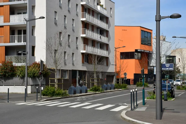 Cergy Francia Abril 2018 Ciudad Moderna — Foto de Stock