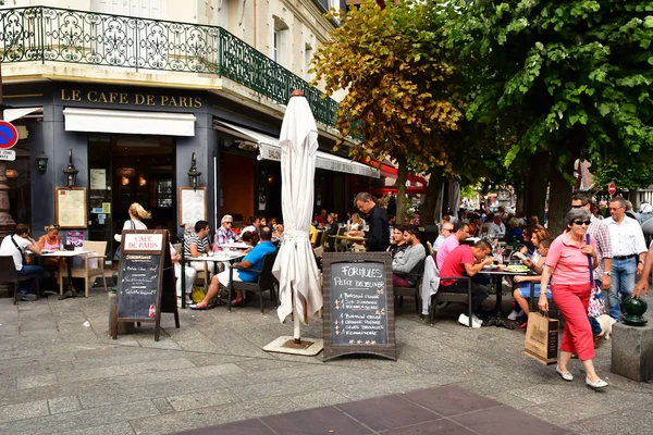 Deauville Francia Agosto 2016 Pintoresco Distrito Del Mercado — Foto de Stock