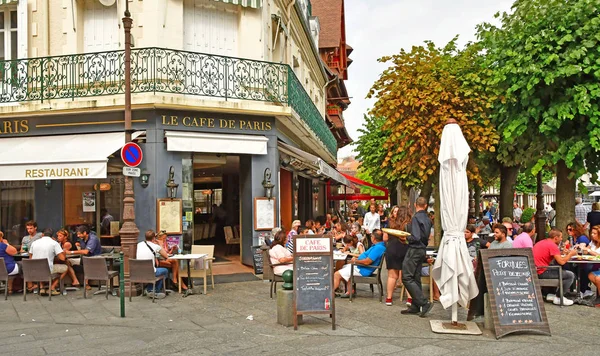 Deauville Francia Agosto 2016 Pintoresco Distrito Del Mercado — Foto de Stock