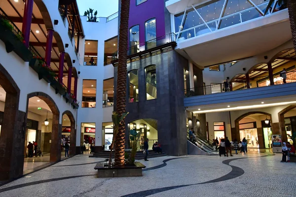 Funchal Portugal Febrero 2018 Centro Comercial Forum Ciudad Oeste —  Fotos de Stock