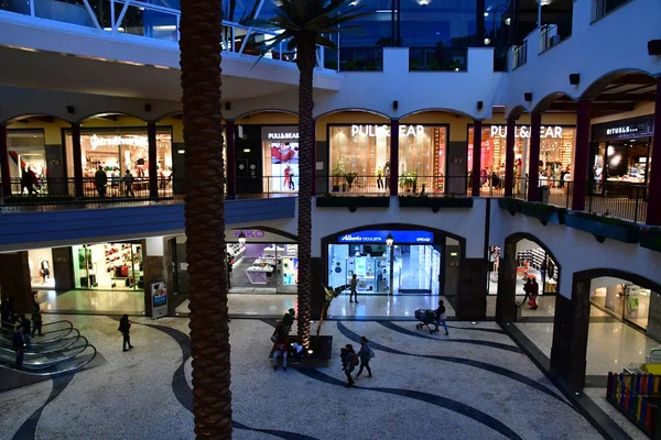 Funchal Portugal Fevereiro 2018 Centro Comercial Fórum Cidade Oeste — Fotografia de Stock