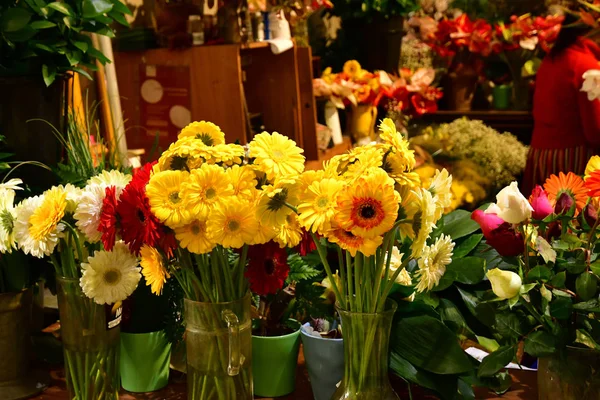 Funchal Portugal Fevereiro 2018 Flores Mercado Coberto Centro Cidade — Fotografia de Stock