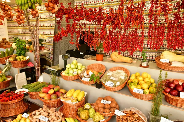 Funchal Portugal Februar 2018 Überdachter Markt Der Innenstadt — Stockfoto