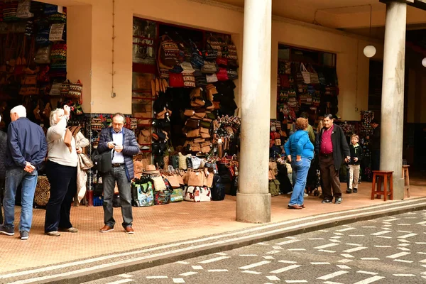 Funchal Portugal Februari 2018 Saluhall Centrum — Stockfoto