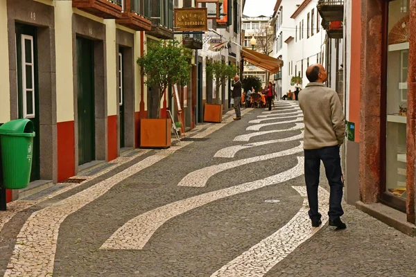 Funchal Portekiz Şubat 2018 Şehir Merkezi — Stok fotoğraf