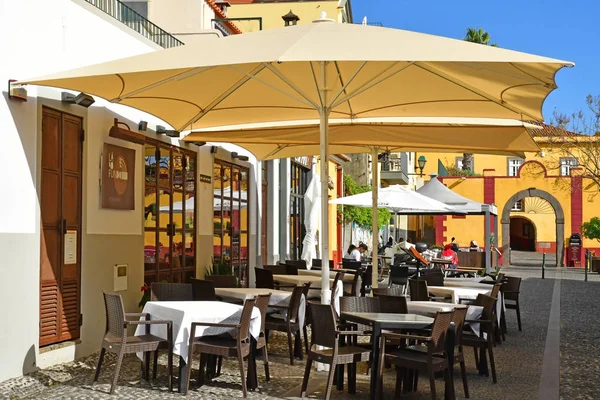 Funchal Portugal Febrero 2018 Restaurante Centro Ciudad —  Fotos de Stock