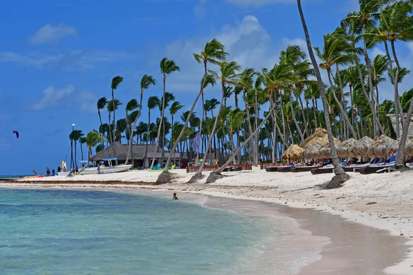 Punta Cana Доминиканская Республика Июня 2017 Пляж — стоковое фото