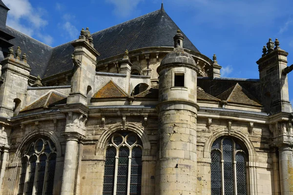 Houdan França Maio 2018 Igreja Histórica — Fotografia de Stock