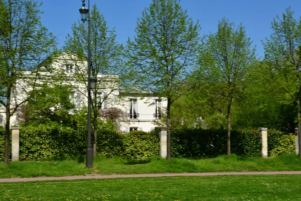 Maisons Laffitte Francja Kwietnia 2018 Miasto Wiosnę — Zdjęcie stockowe