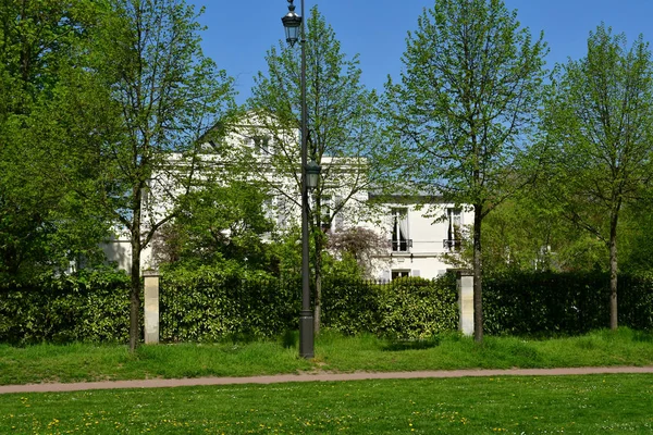 Maisons Laffitte Fransa Mart 2018 Bahar Şehirde — Stok fotoğraf