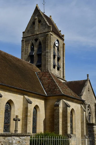Puiseux Pontoise Fransa Nisan 2018 Güzel Eski Kilise — Stok fotoğraf