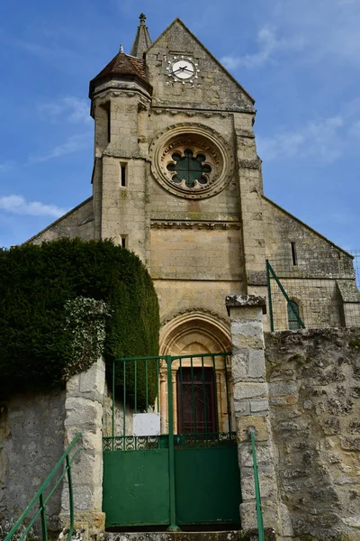 Santeuil France Avril 2018 Vieille Église Pittoresque — Photo