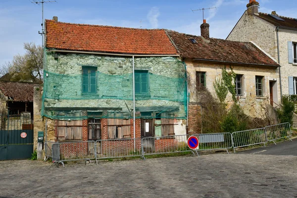 Santeuil Francia Abril 2018 Antigua Casa Destruida —  Fotos de Stock