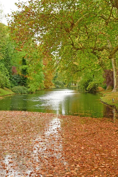 Poissy Francia Octubre 2017 Parque Meissonier Otoño — Foto de Stock