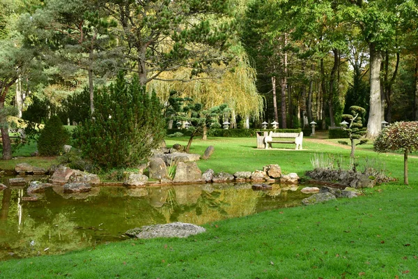 Aincourt Francia Noviembre 2017 Jardín Japonés — Foto de Stock