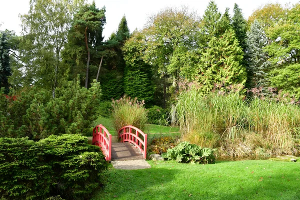 Aincourt France November 2017 Japanese Garden — Stock Photo, Image