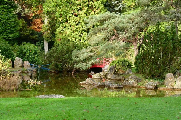 Aincourt Francia Noviembre 2017 Jardín Japonés — Foto de Stock