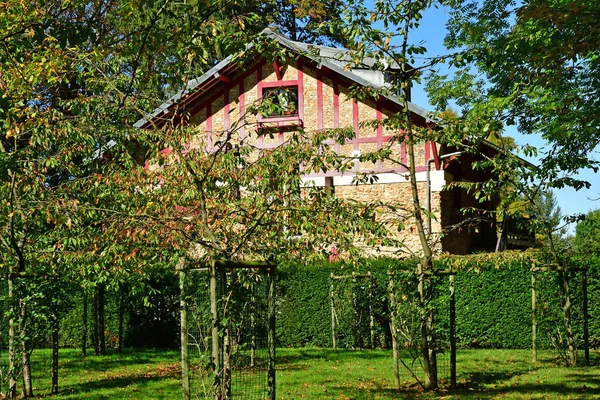 Les Mureaux Francja Października 2017 Marronniers Park — Zdjęcie stockowe