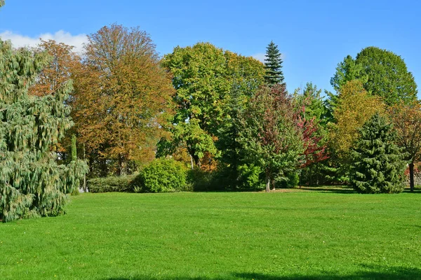 Les Mureaux Francia Octubre 2017 Parque Marronniers — Foto de Stock