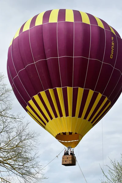 Les Mureaux França Abril 2018 Balão Quente Parque Sautour — Fotografia de Stock