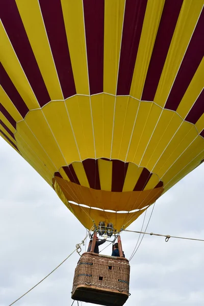 Les Mureaux França Abril 2018 Balão Quente Parque Sautour — Fotografia de Stock