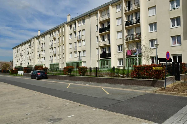 Les Mureaux Francia Abril 2018 Edificio Distrito Becheville — Foto de Stock