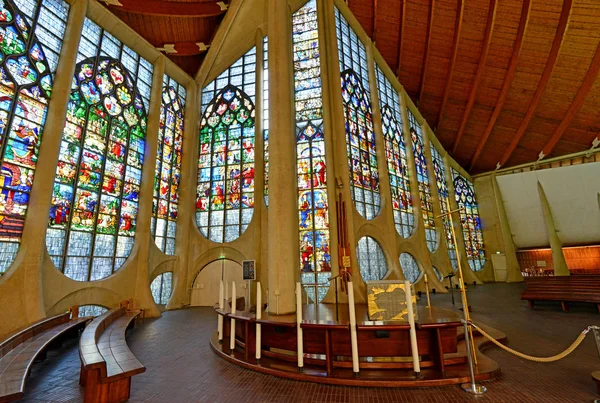 Rouen Frankrike September 2017 Sainte Jeanne Arc Kyrka — Stockfoto