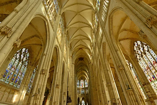 Rouen Franța Septembrie 2017 Biserica Sfântul Ouen — Fotografie, imagine de stoc