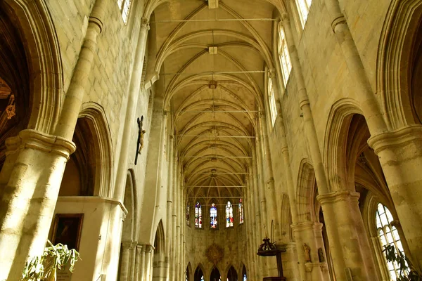 Montfort Amaury Frankreich Mai 2018 Die Historische Renaissance Kirche — Stockfoto